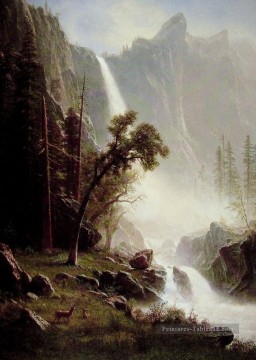 Bridal Veil Falls Albert Bierstadt paysage Peinture à l'huile